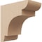 Ekena Millwork 4"W x 8"D x 8"H Classic New Brighton Rough Cedar Woodgrain TimberThane Corbel, Primed Tan CORUR04X08X08NEBRCPR - alternate 1
